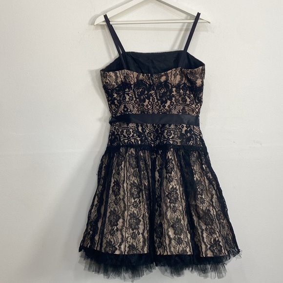 Jessica McClintock Vintage Whimsigoth Mini Dress Whitchy Size 10 - Picture 5 of 11